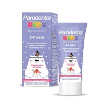 Vaikiška dantų pasta "Parodontol" Kids 3-7m. Fruit ice cream 62g
